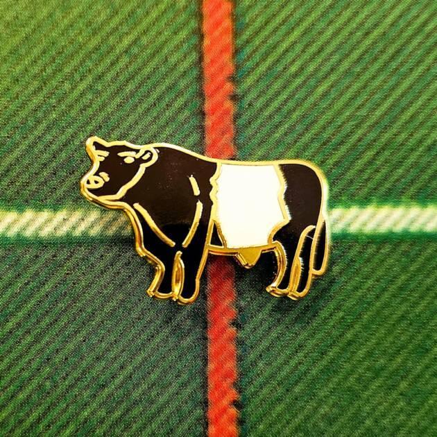Belted Galloway Pin