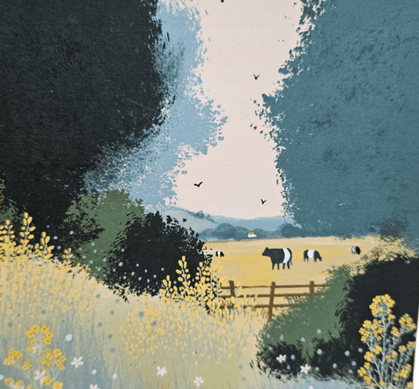 Belted Galloway Card "Field of Dreams"