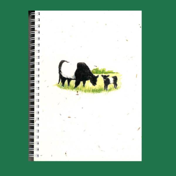 Belted Galloway Seed paper Notebook