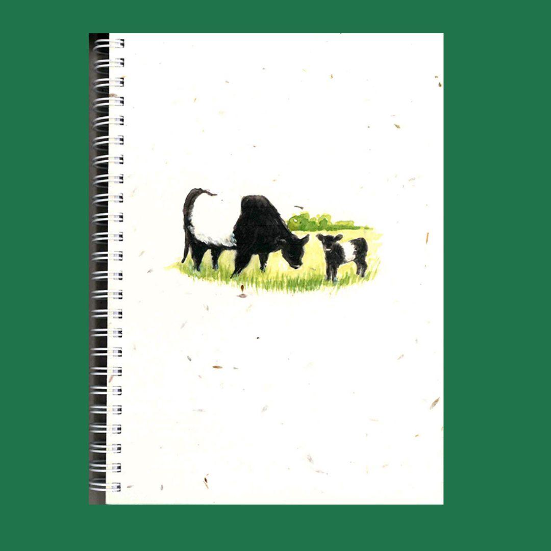 Belted Galloway Seed paper Notebook
