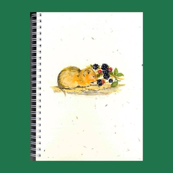 Water Vole Seed Paper Notebook