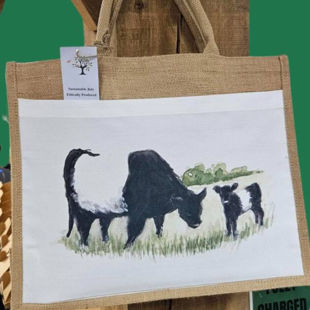Jute shopper bag