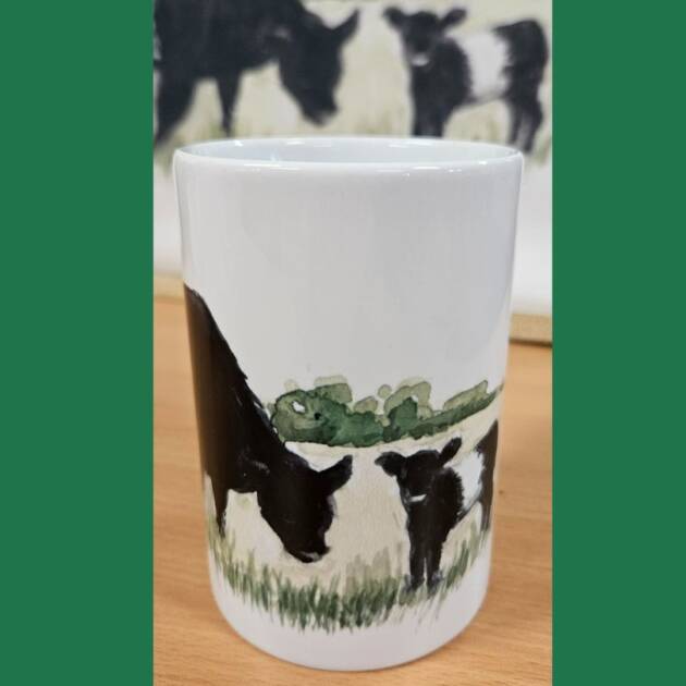 Belted Galloway Mug - Porcelain
