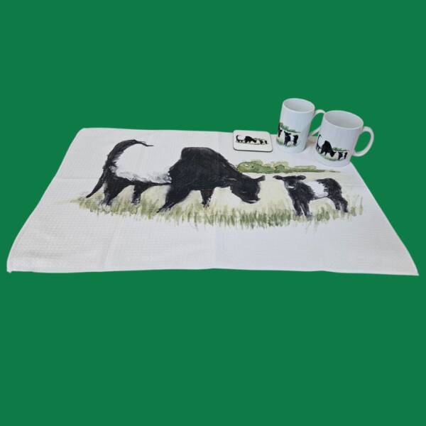 Belted Galloway Tea Towel